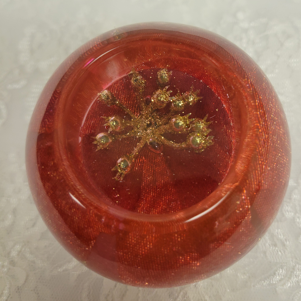 Candle Holder Oval Shaped, Resin, 3 Pack