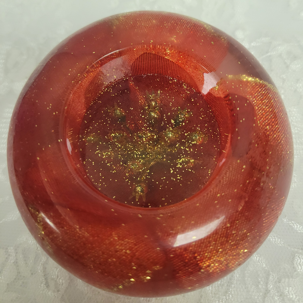 Candle Holder Oval Shaped, Resin, 3 Pack