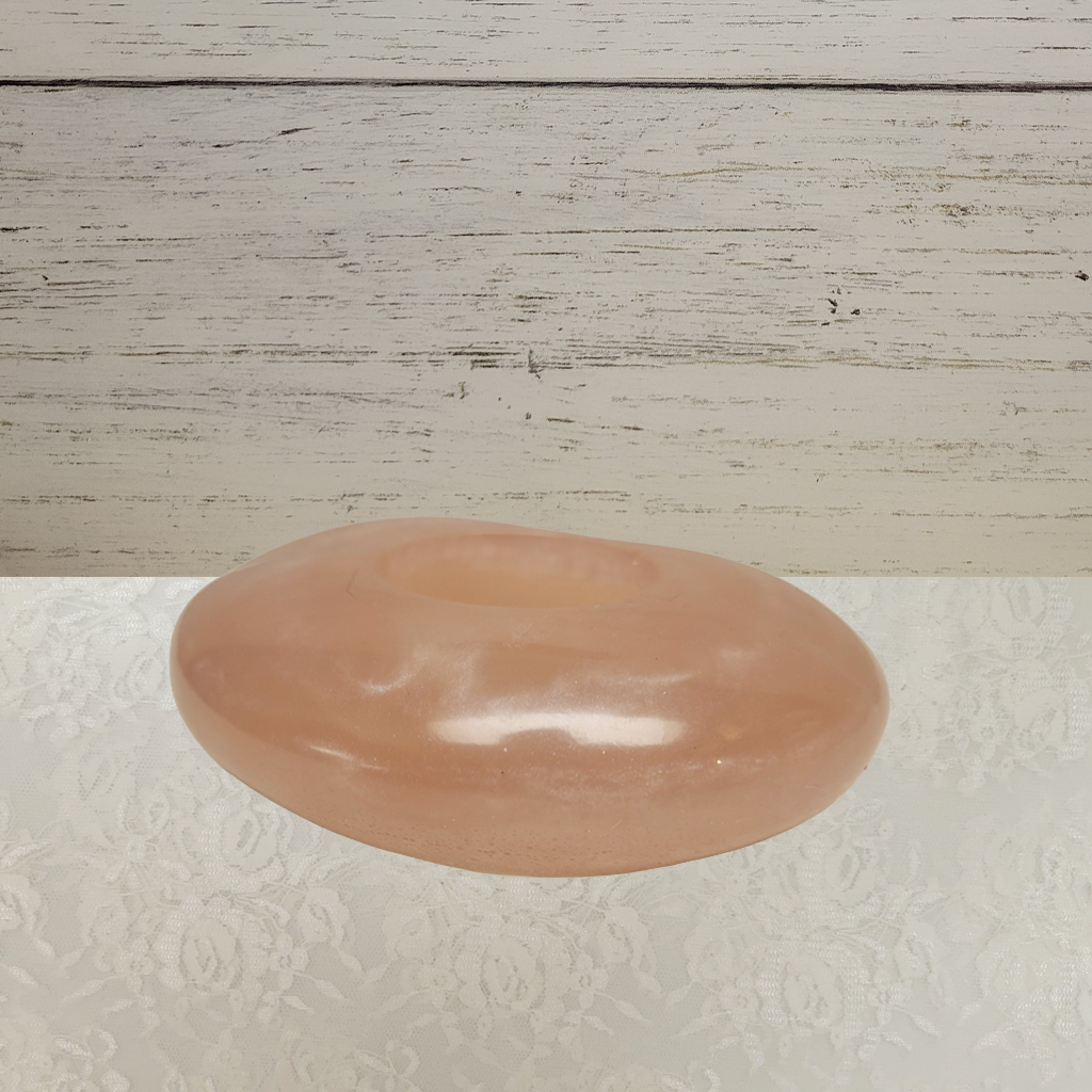 Candle Holder Oval Shaped, Resin, 3 Pack