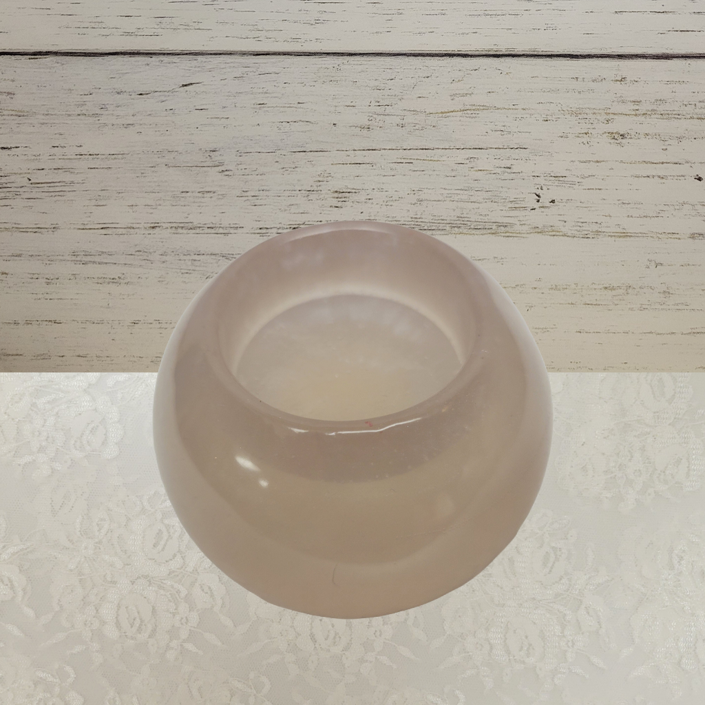 Candle Holder Oval Shaped, Resin, 3 Pack