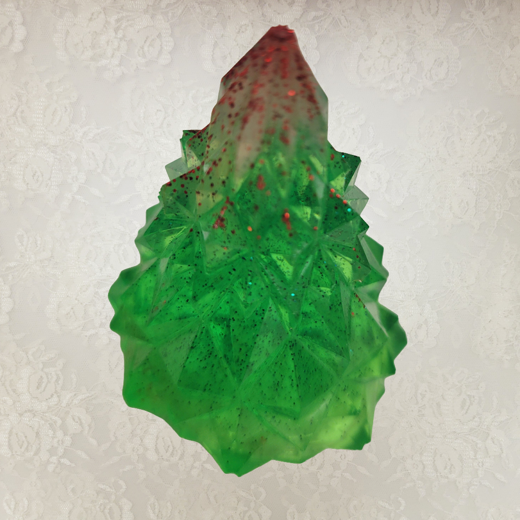 Christmas Tree Resin Décor, 4 Pack