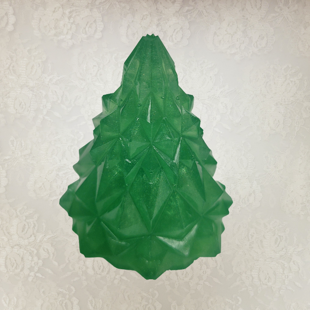 Christmas Tree Resin Décor, 5 Pack