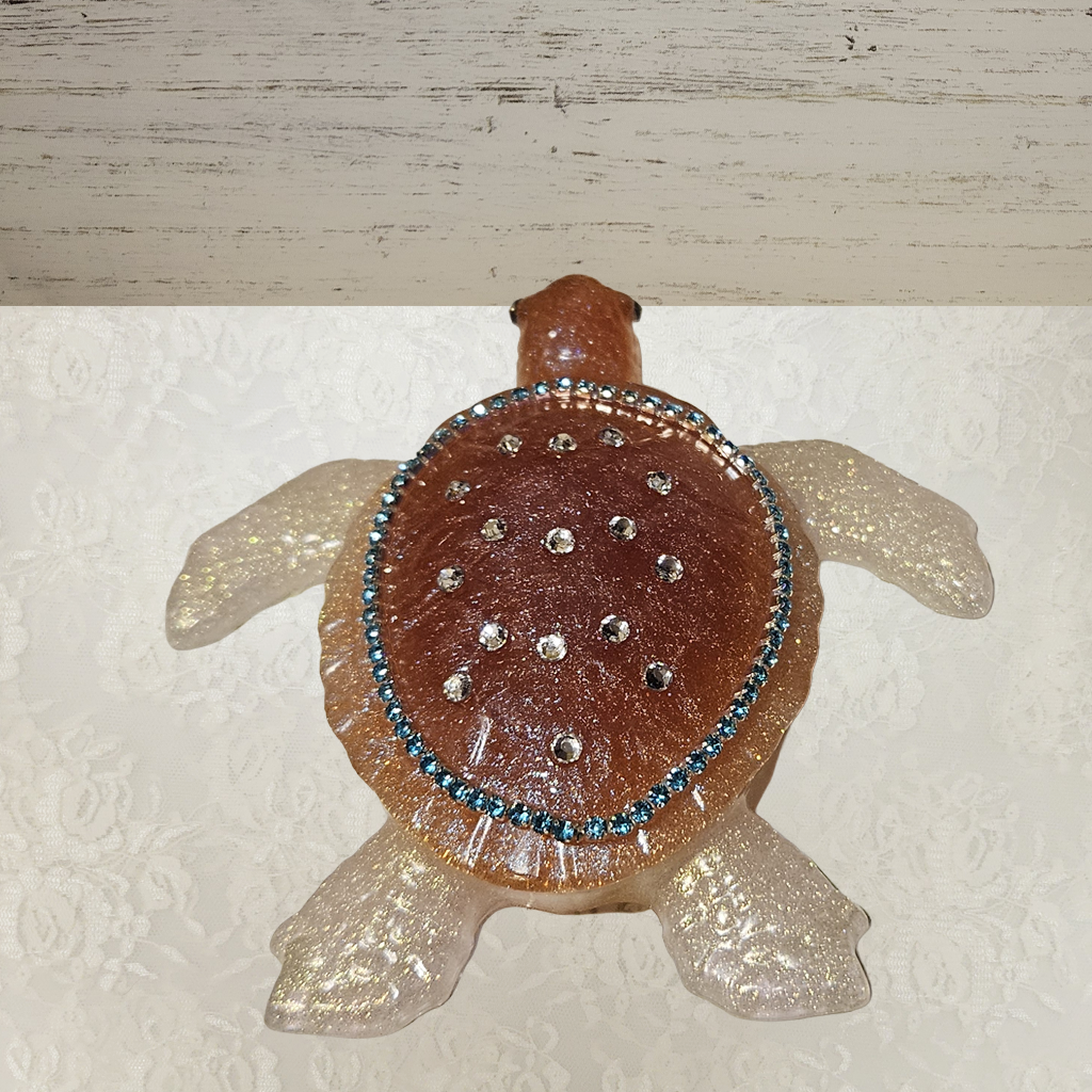 Turtle Figurines With Bling