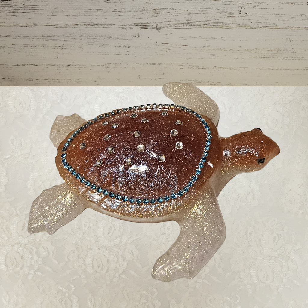 Turtle Figurines With Bling