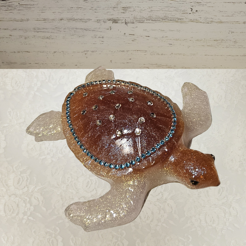 Turtle Figurines With Bling