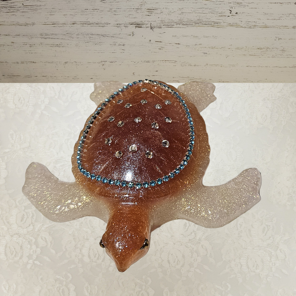 Turtle Figurines With Bling