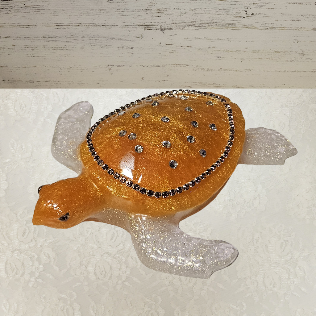 Turtle Figurines With Bling