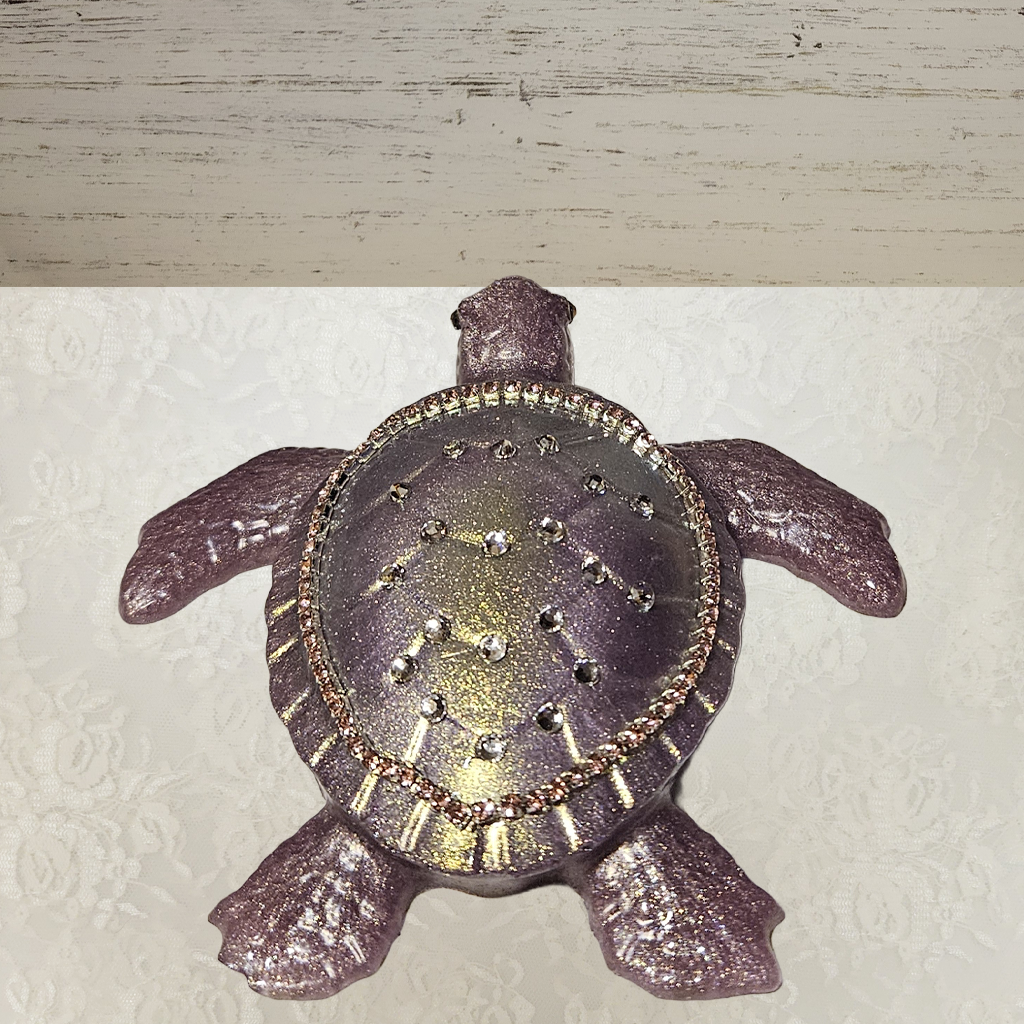 Turtle Figurines With Bling