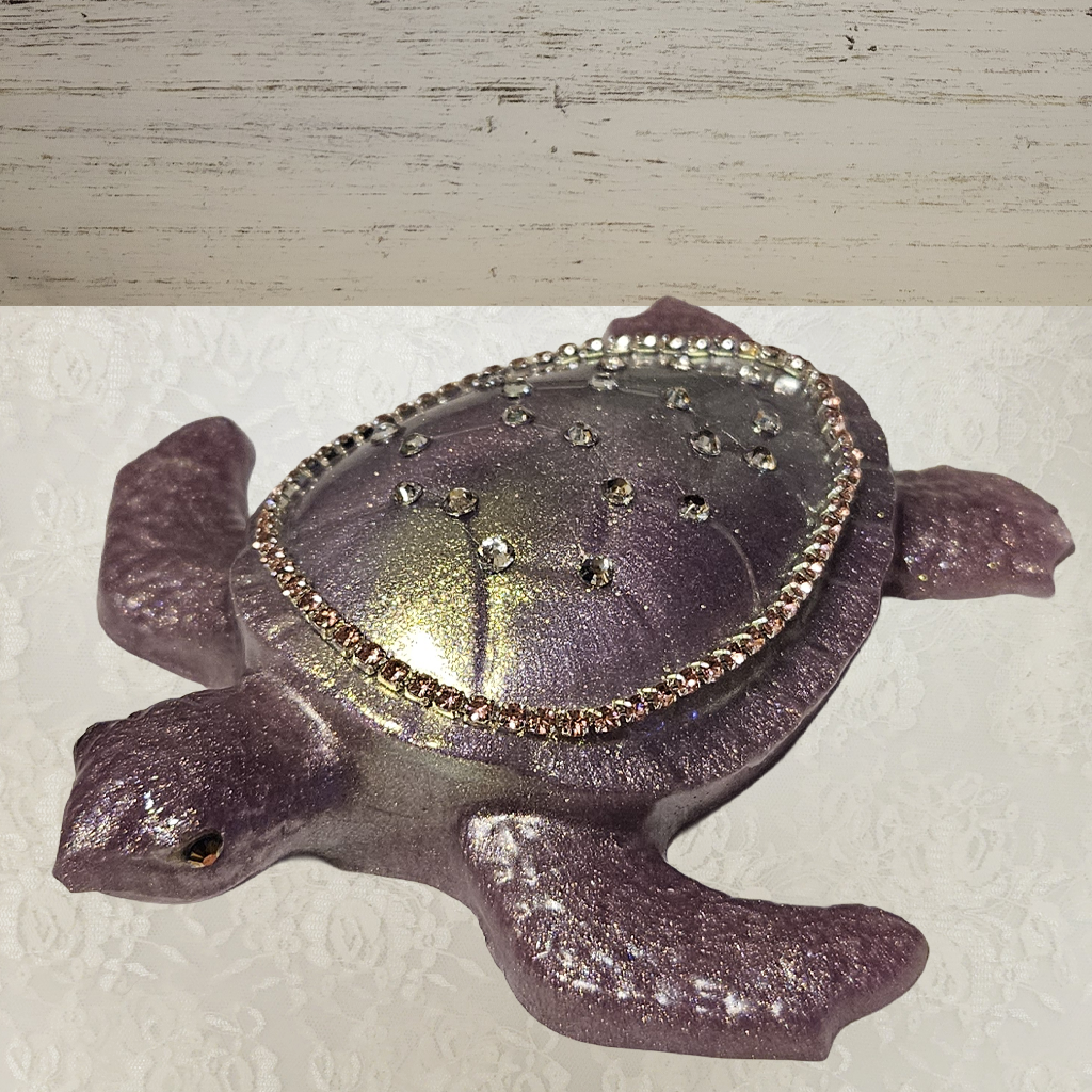 Turtle Figurines With Bling