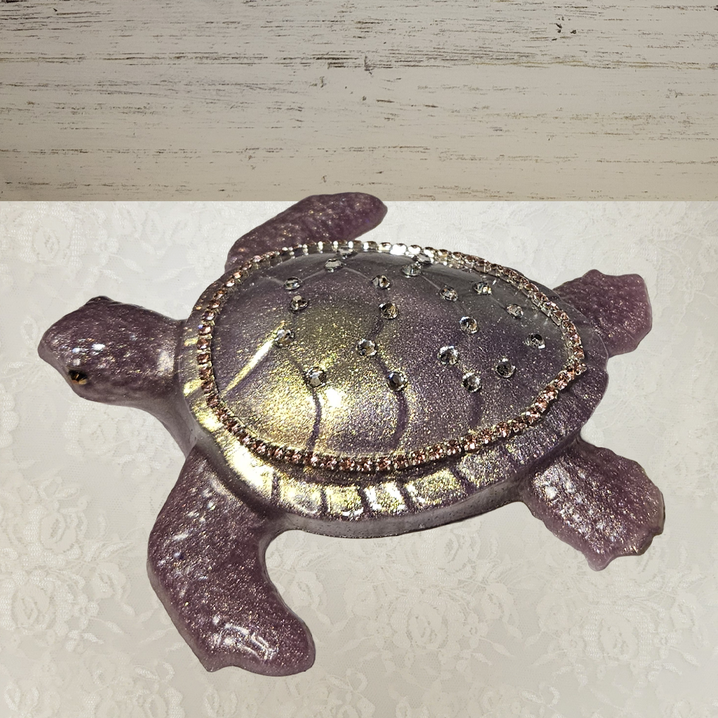 Turtle Figurines With Bling