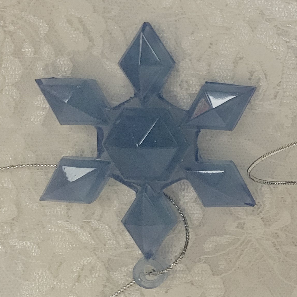 Blue Star Ornaments, 4 Pack
