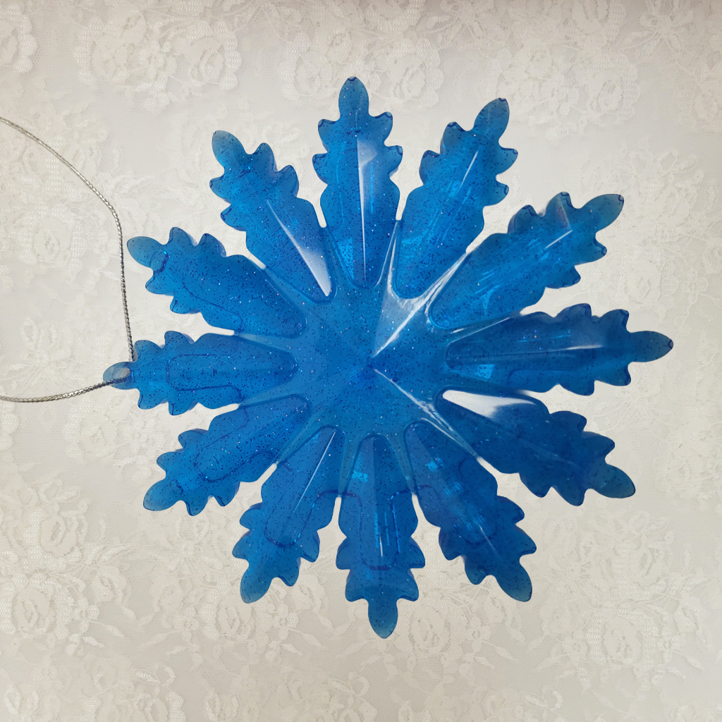 Blue Brown Star Ornaments