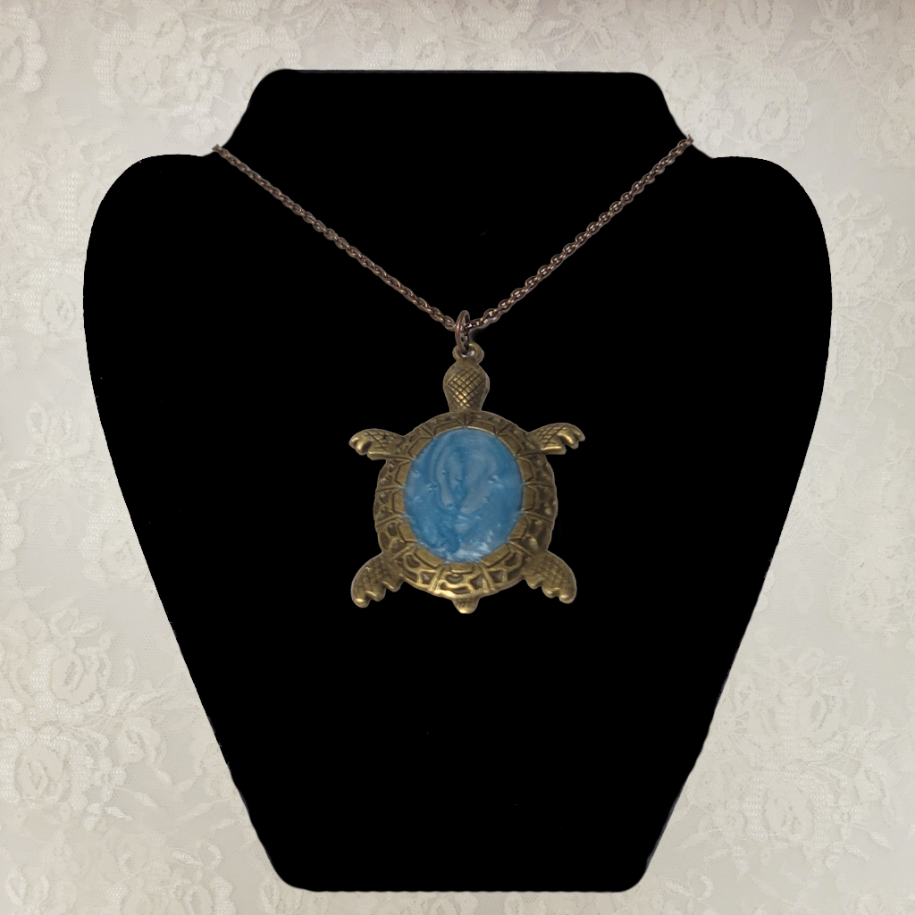 Turtle Silver and Copper Colored Necklaces