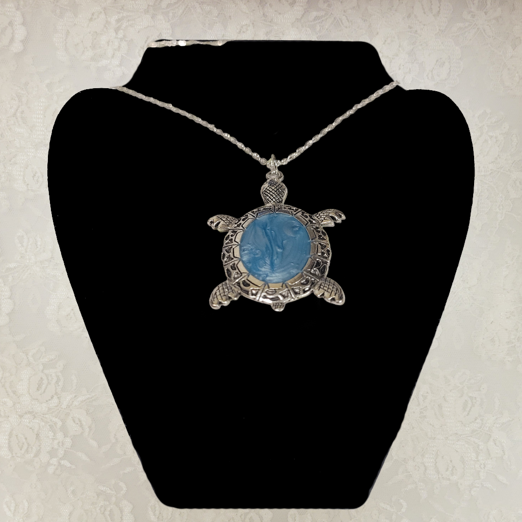Turtle Silver and Copper Colored Necklaces