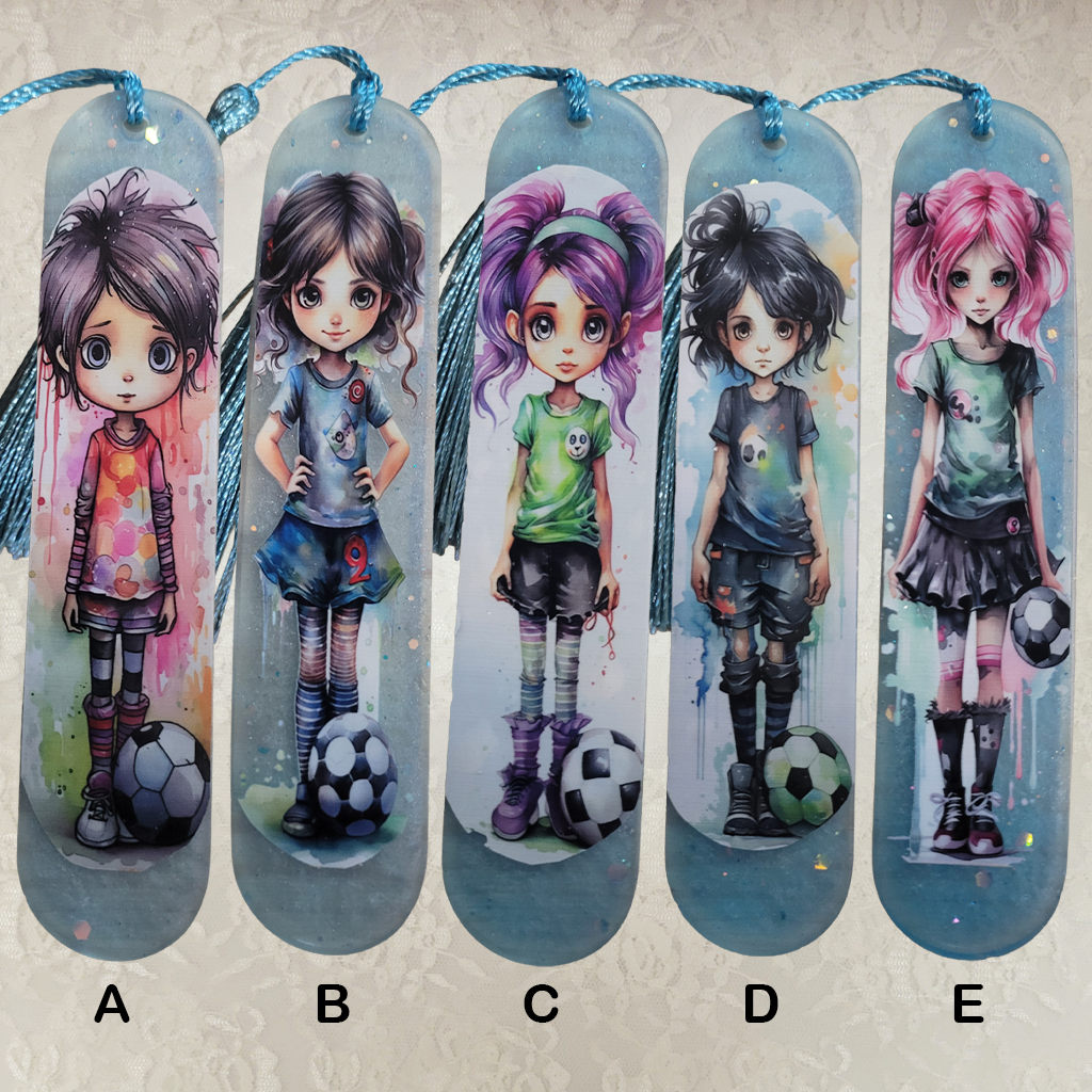 Sporty Girl Bookmarks