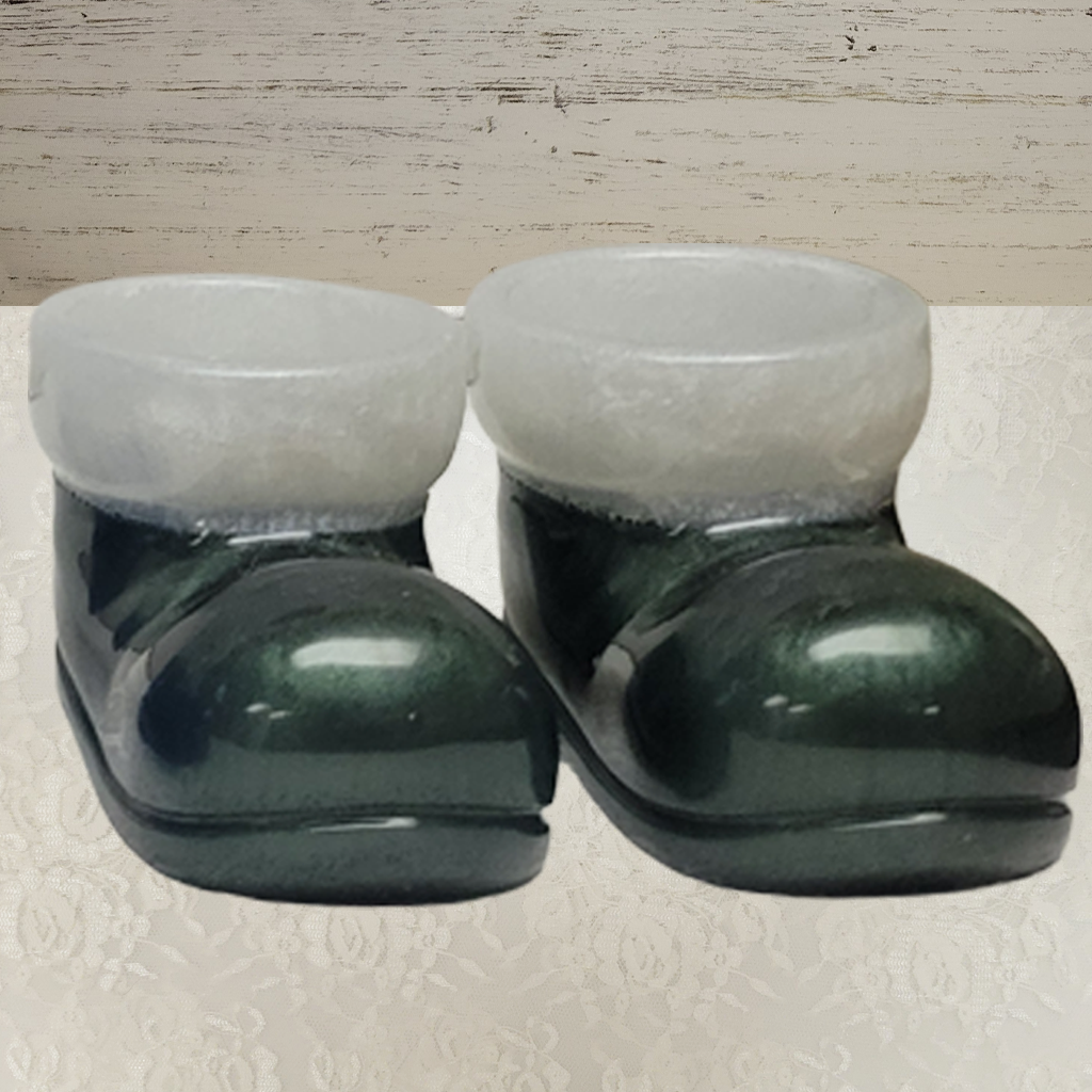 Santa Boot Candle Holder