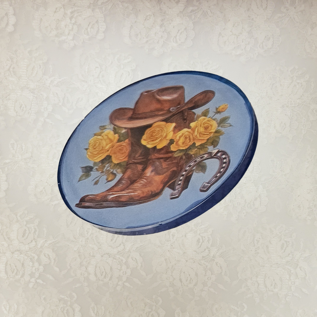 Cowboy Boots & Hats Coasters and Holder