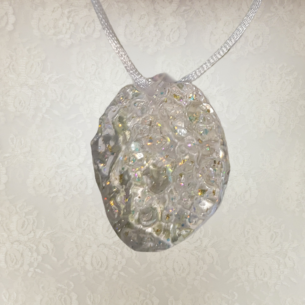 Crystal with Gold Flecks Necklaces