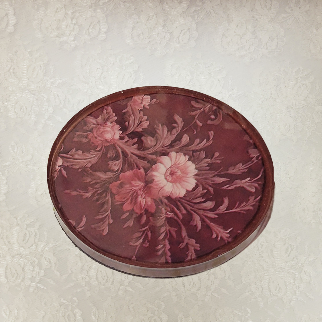 Victorian Wallpaper Coasters and Holder
