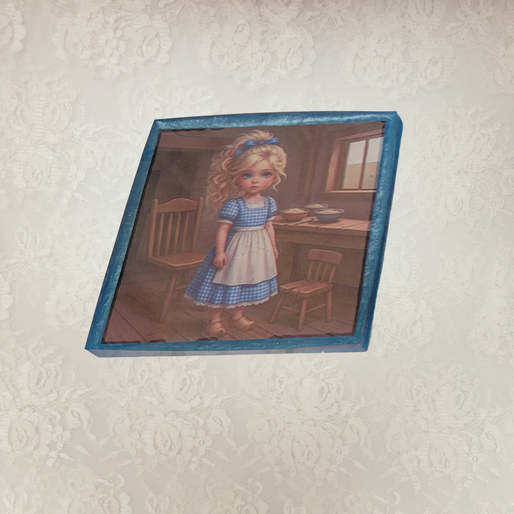 Storybook Coasters and Holder