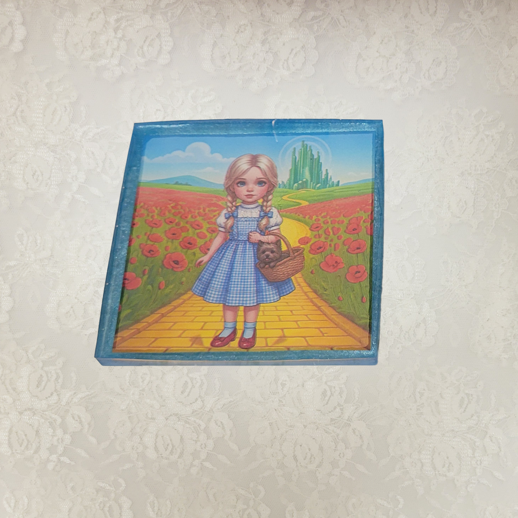 Storybook Coasters and Holder