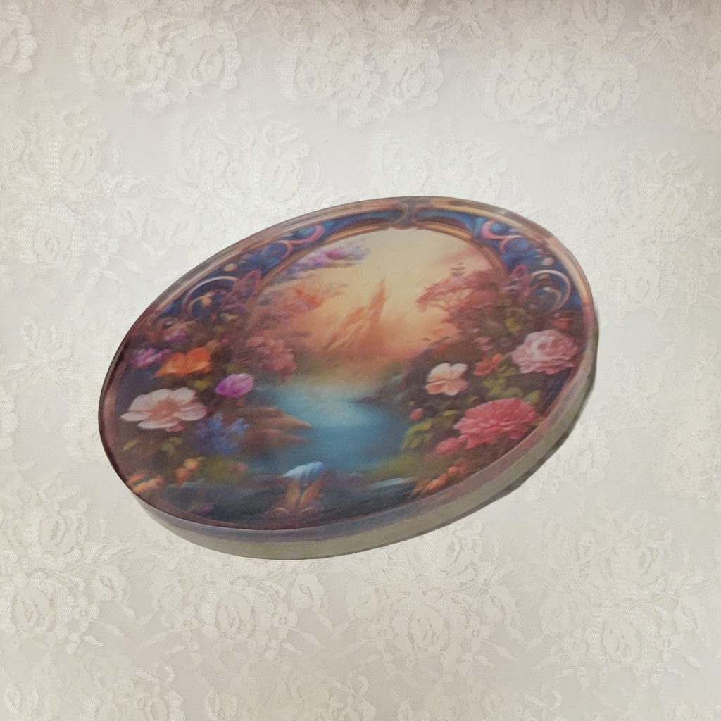 Victorian Dream Realm Coasters and Holder