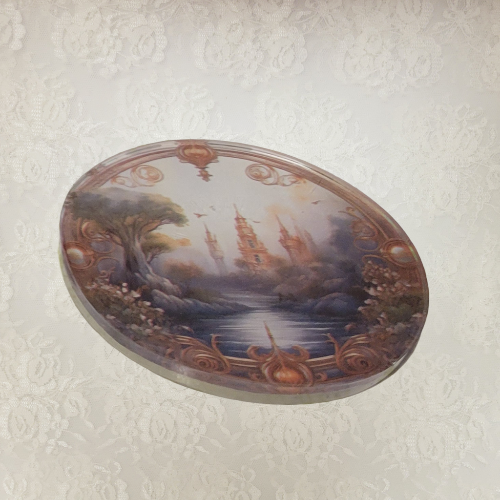 Victorian Dream Realm Coasters and Holder