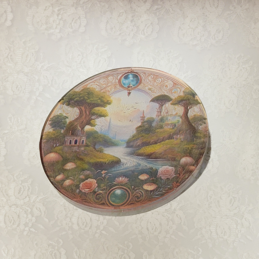 Victorian Dream Realm Coasters and Holder