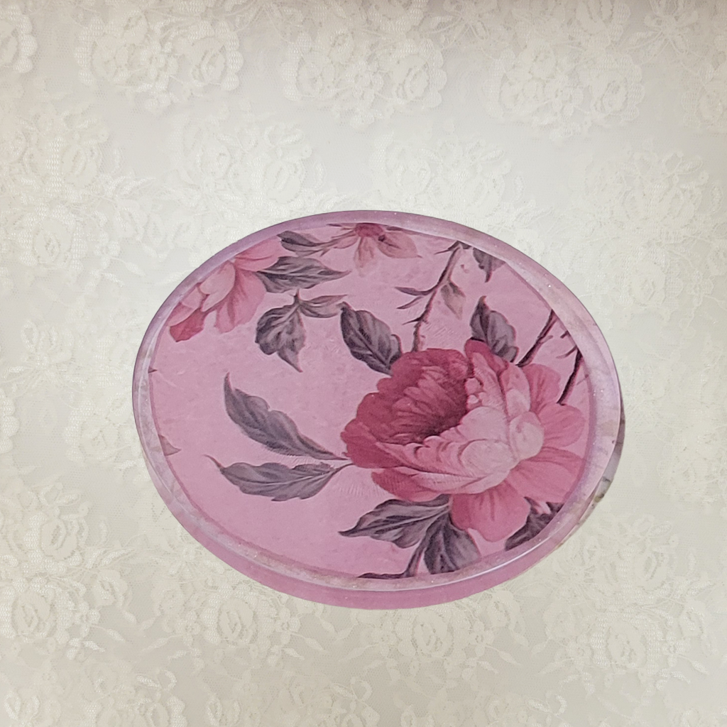 Victorian Wallpaper Coasters and Holder