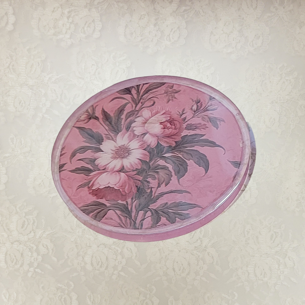 Victorian Wallpaper Coasters and Holder