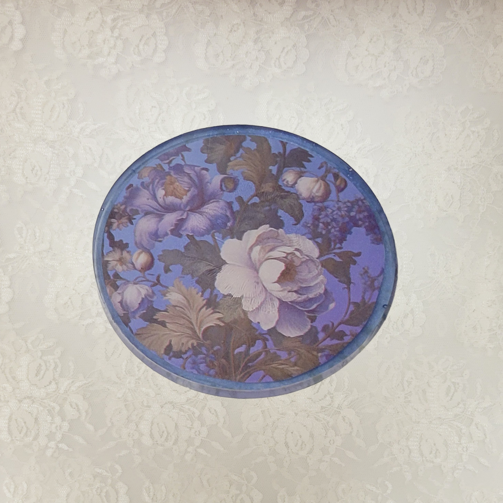 Victorian Wallpaper Coasters and Holder