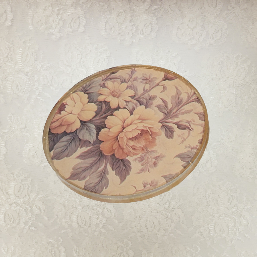 Victorian Wallpaper Coasters and Holder