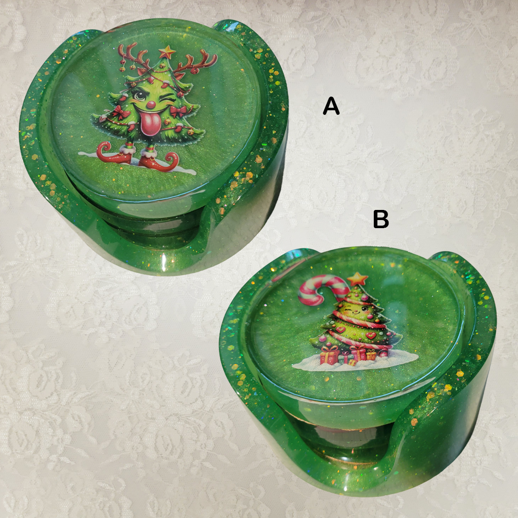 Christmas Tree Coasters