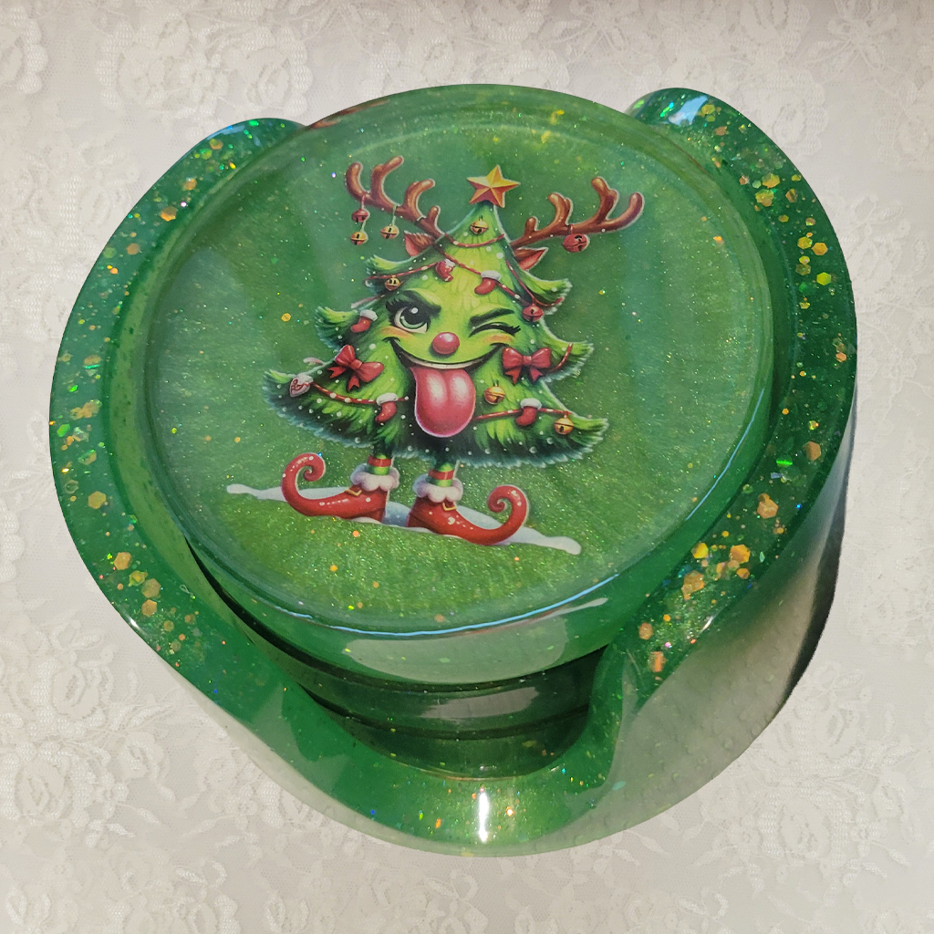 Christmas Tree Coasters