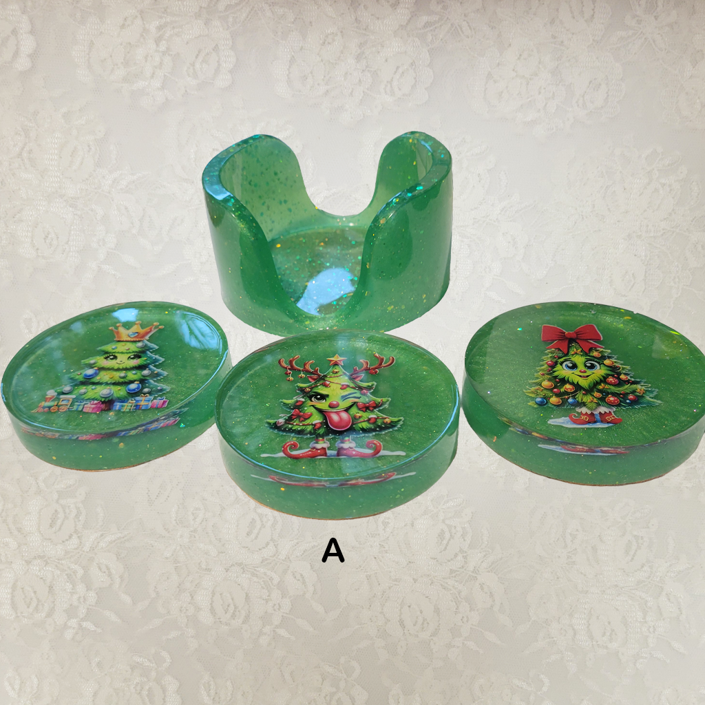 Christmas Tree Coasters