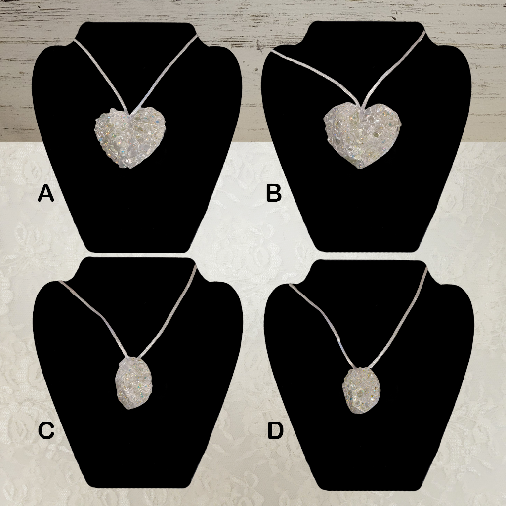 Crystal with Gold Flecks Necklaces