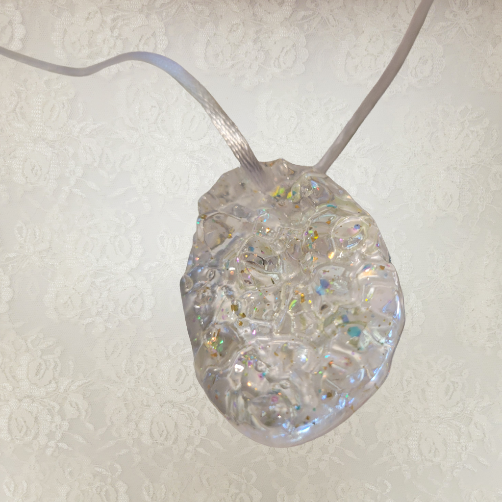 Crystal with Gold Flecks Necklaces