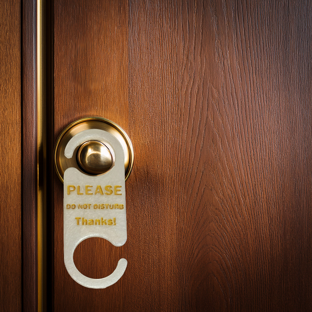 Doorhanger With A Message