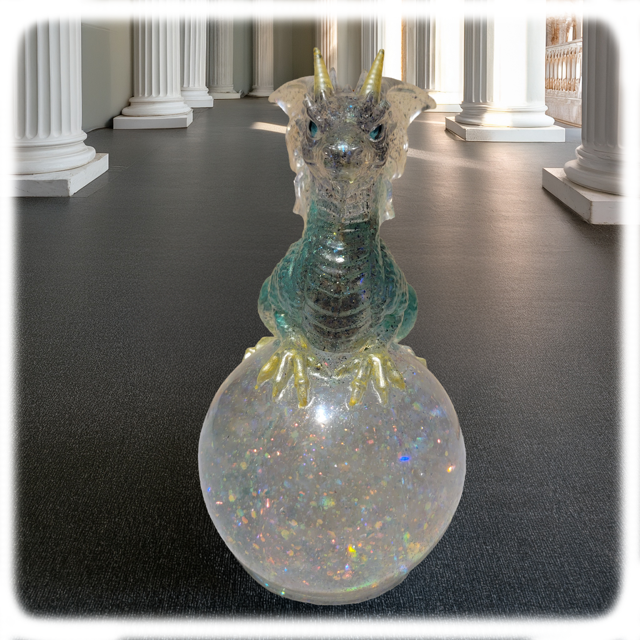Dragon With Crystal Ball