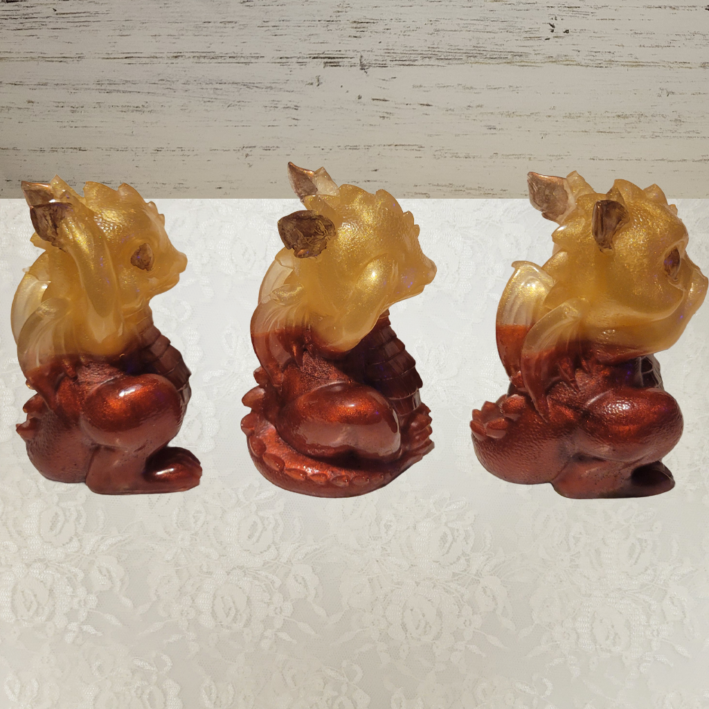 See, Hear, Speak No Evil Dragons, 3 Pack Toys