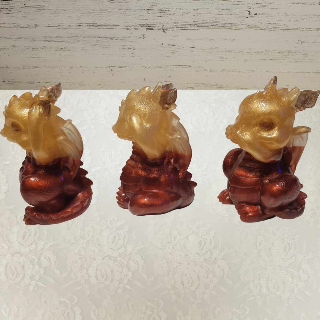 See, Hear, Speak No Evil Dragons, 3 Pack Toys