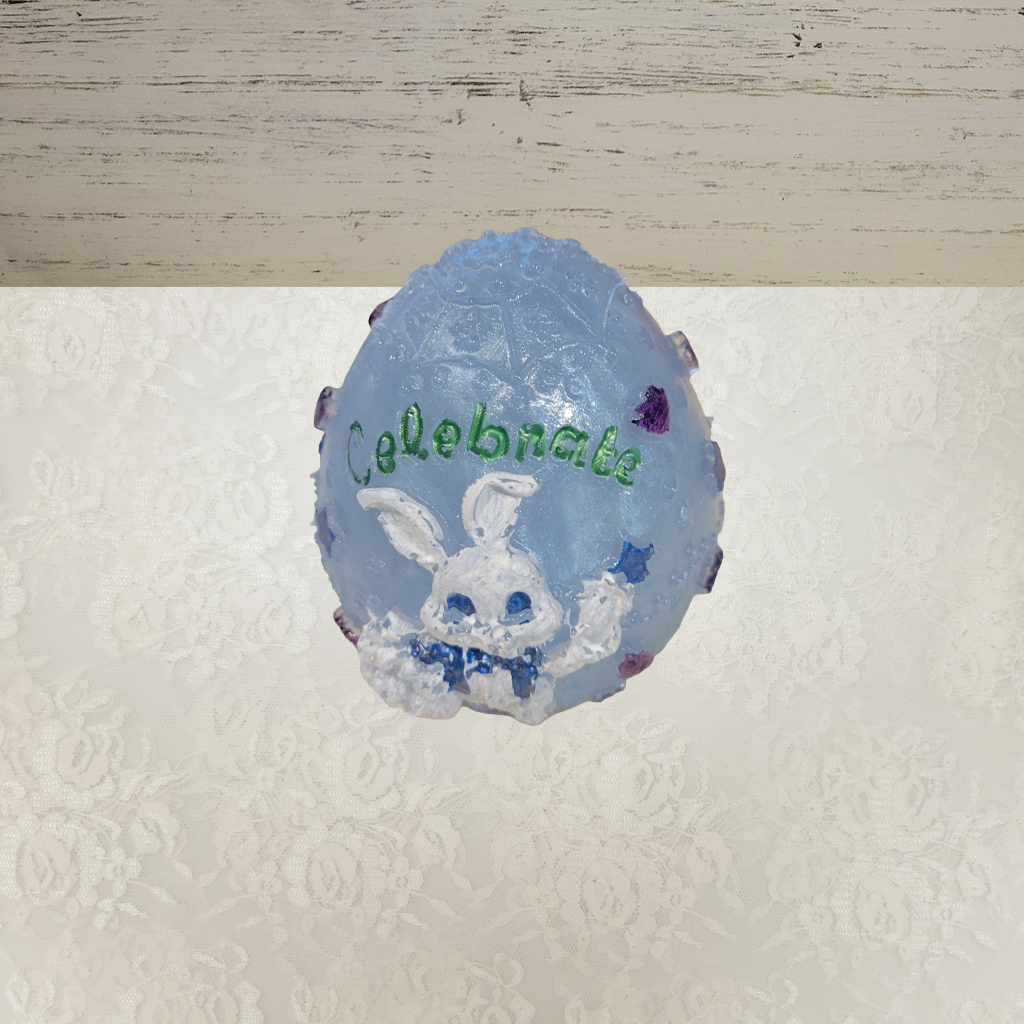 Easter Egg with Rabbit