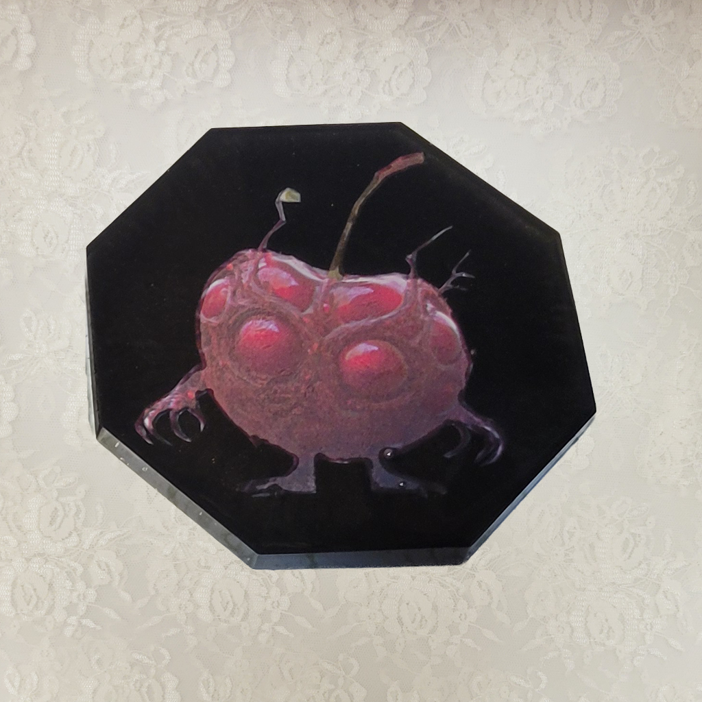 Food Creepers 5 Coasters and Holder