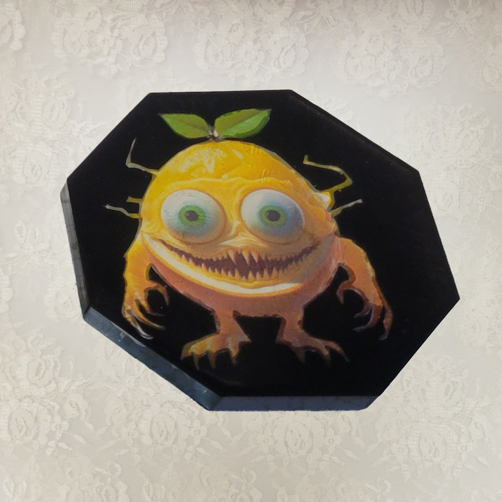Food Creepers 5 Coasters and Holder