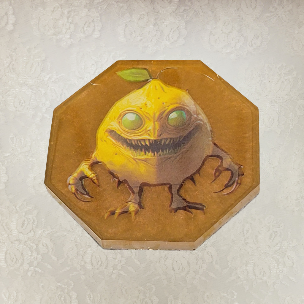Food Creepers 5 Coasters and Holder