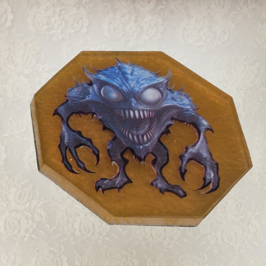 Food Creepers 5 Coasters and Holder