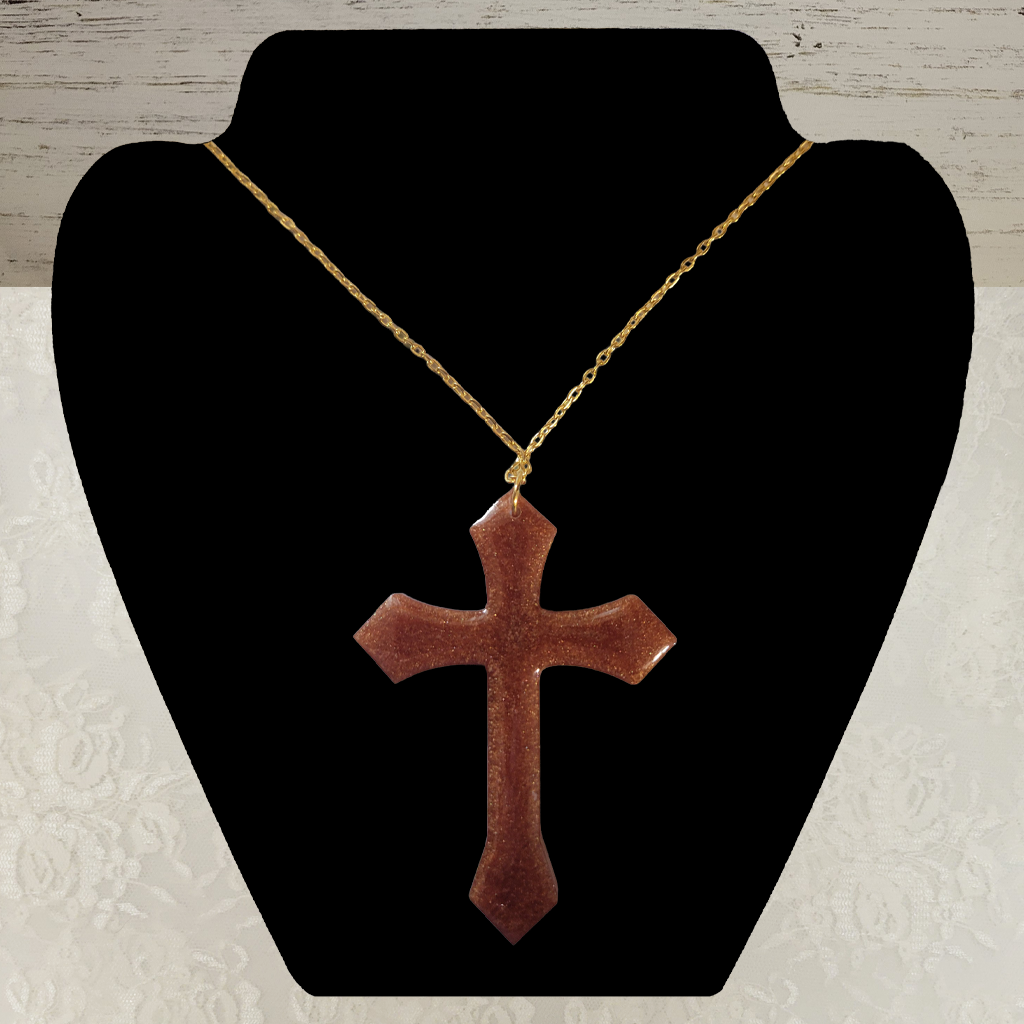 Gold Cross Necklace - Gold Chain