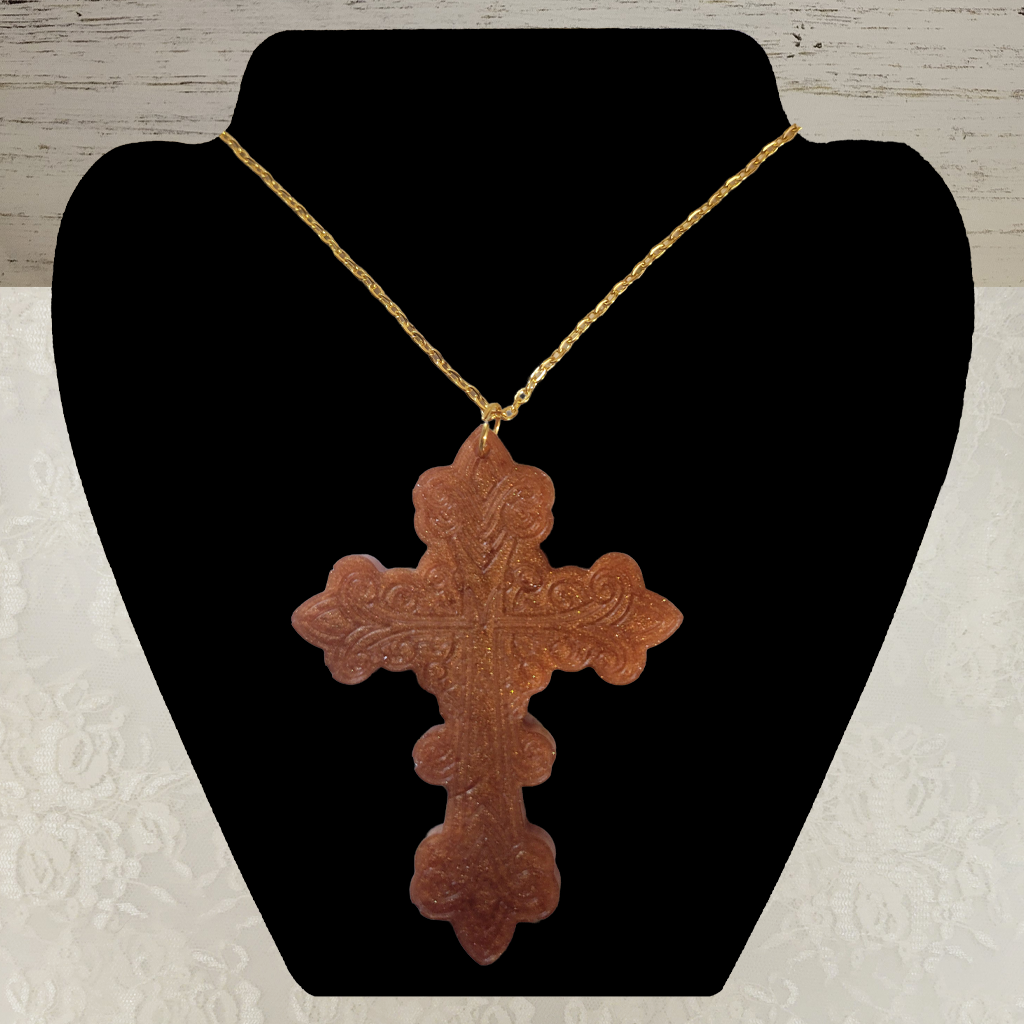 Gold Cross Necklace - Gold Chain