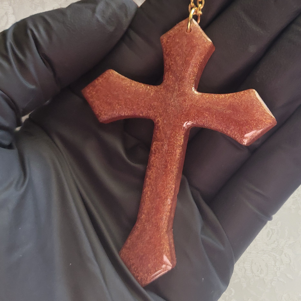 Gold Cross Necklace - Gold Chain