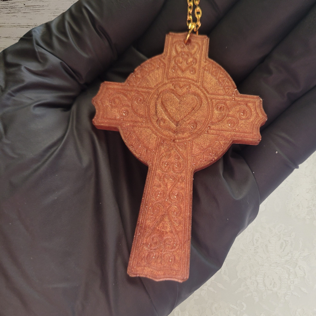 Gold Cross Necklace - Gold Chain